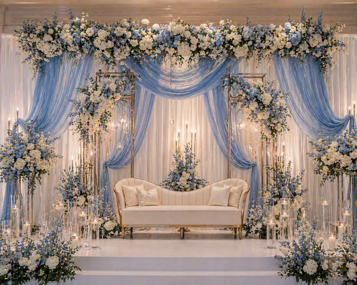 Luxury wedding reception