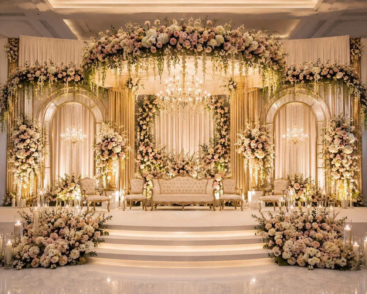Luxury wedding celebration