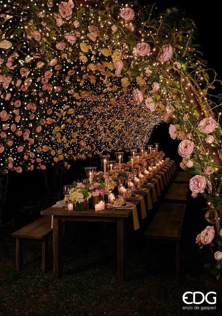 Romantic anniversary celebration
